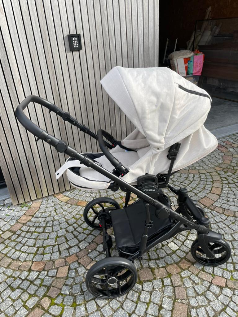 Combi kinderwagen p’tit chou, Kinderen en Baby's, Kinderwagens en Combinaties, Ophalen, Zo goed als nieuw, Kinderwagen