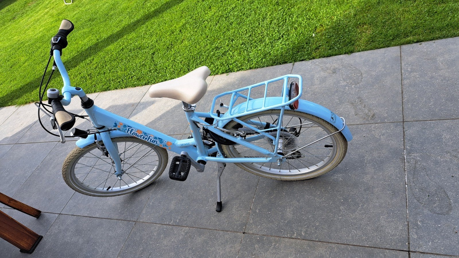 Meisjesfiets 20inch. 5-8jaar, Fietsen en Brommers, Velgrem, Versnellingen, Zo goed als nieuw, 18 tot 20 inch