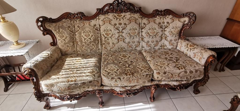 Klassieke Italiaanse barok -stijl Salon, Ophalen, Hout