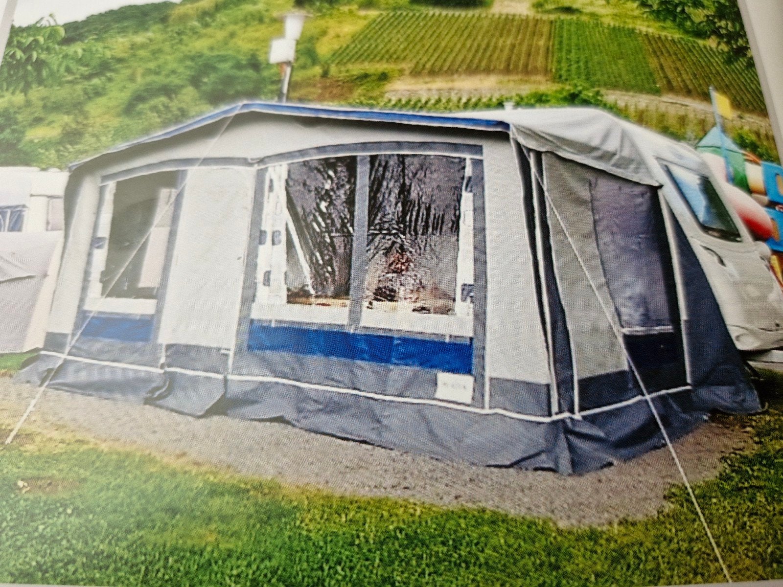 Voortent, Ophalen