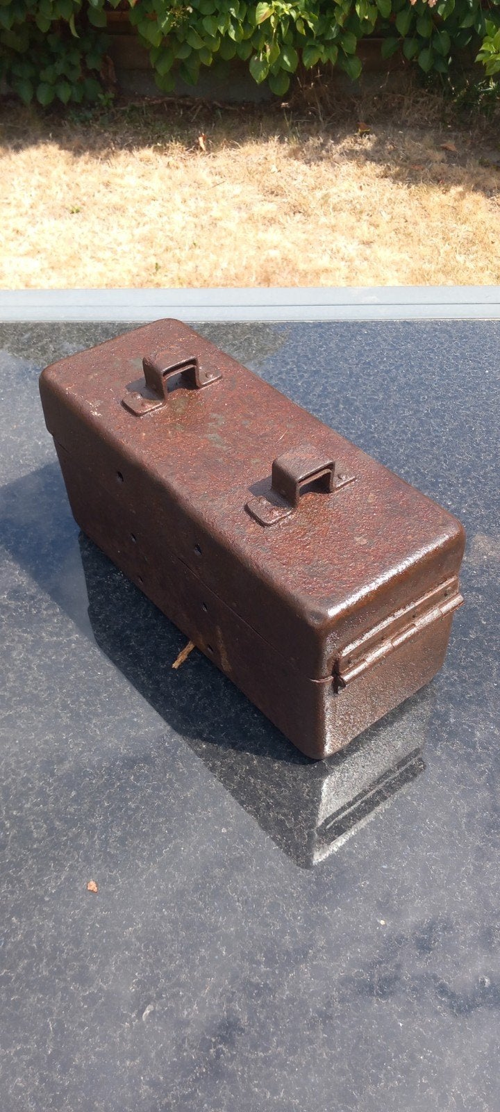 Boîte à balles allemande WW2, originale, Enlèvement ou Envoi, Armée de terre
