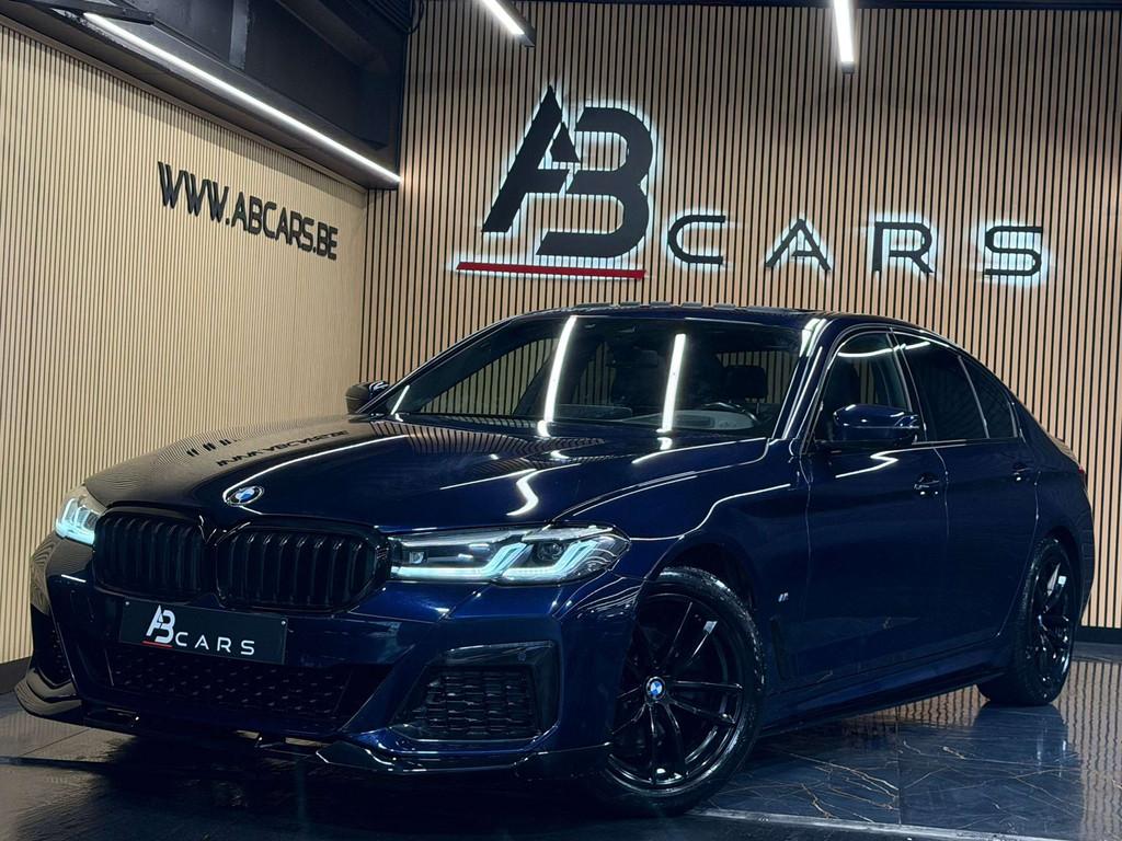 BMW 5 Serie 518 dA MHEV * PACK M PERFORMANCE * GAR 12 MOIS *, Auto's, Automaat, 4 deurs, 4 cilinders, Blauw