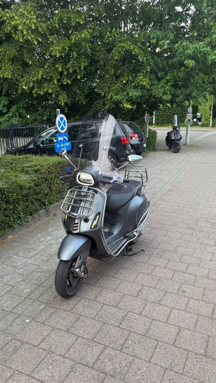 Vespa sprint Iget, Ophalen, Zo goed als nieuw