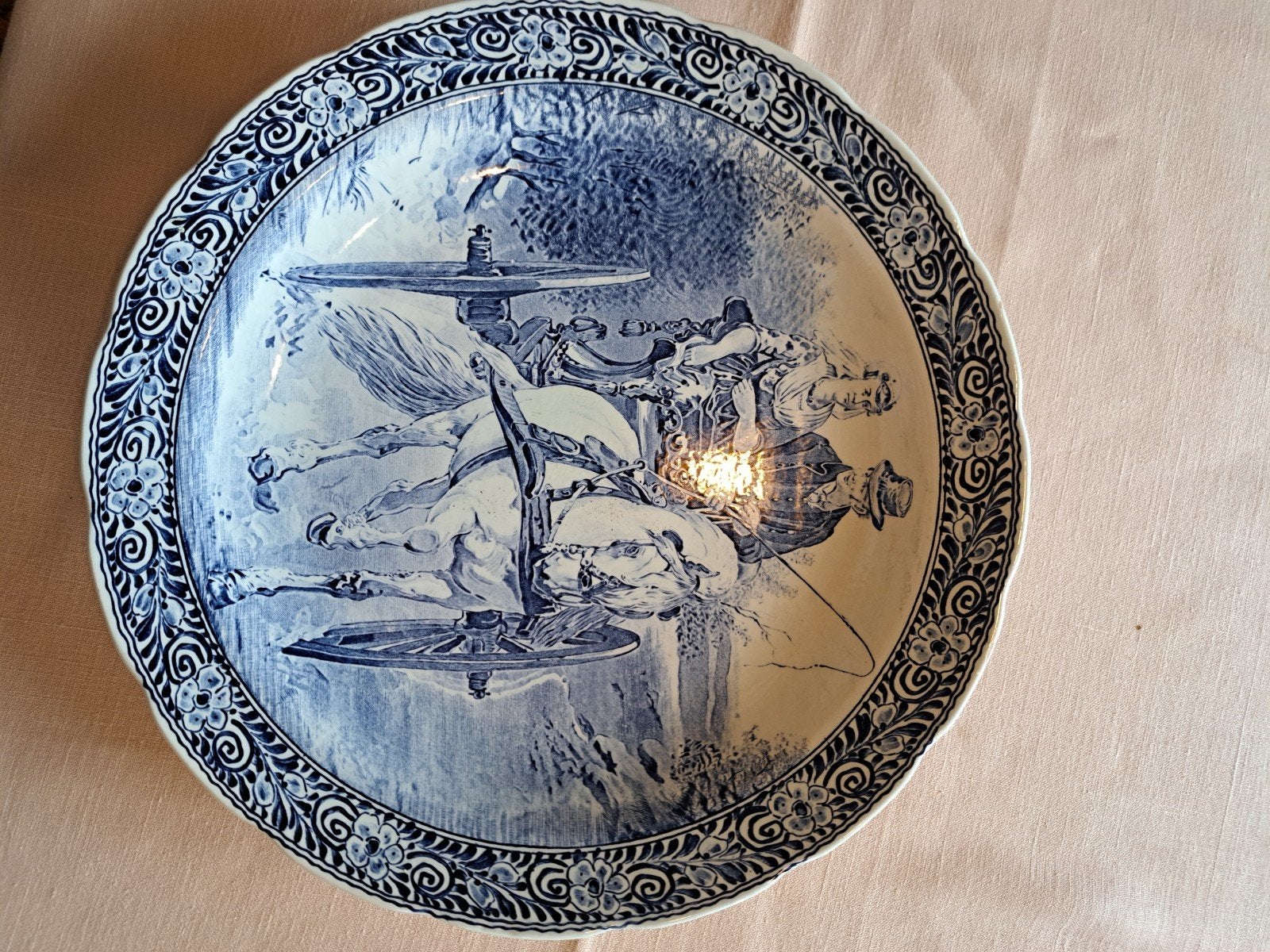 Wandbord Delft blauw, Antiek en Kunst, Ophalen