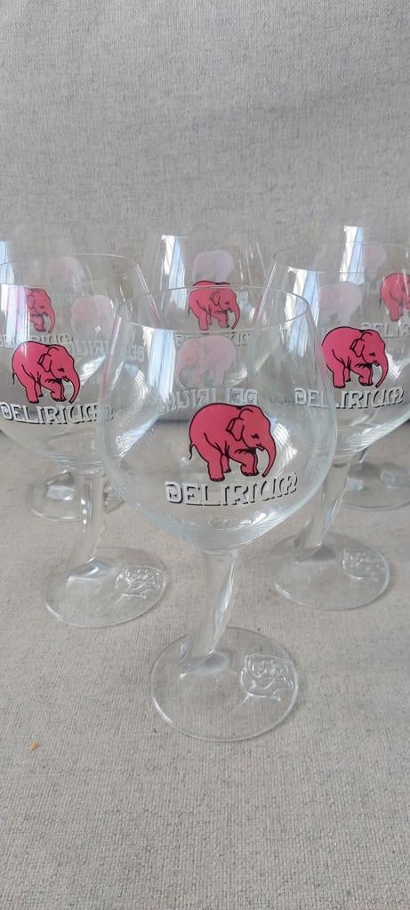 6 verres delirium 33 - 50cl, Enlèvement ou Envoi
