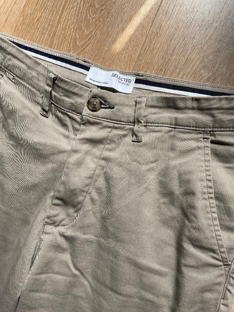 Selected Homme beige chino 32/34, Vêtements | Hommes, Pantalons, Enlèvement, Beige