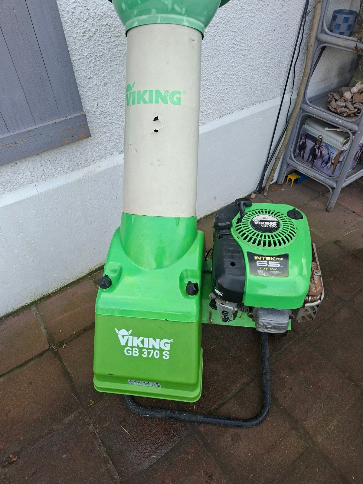 Stihl/ Viking hakselaar, Ophalen