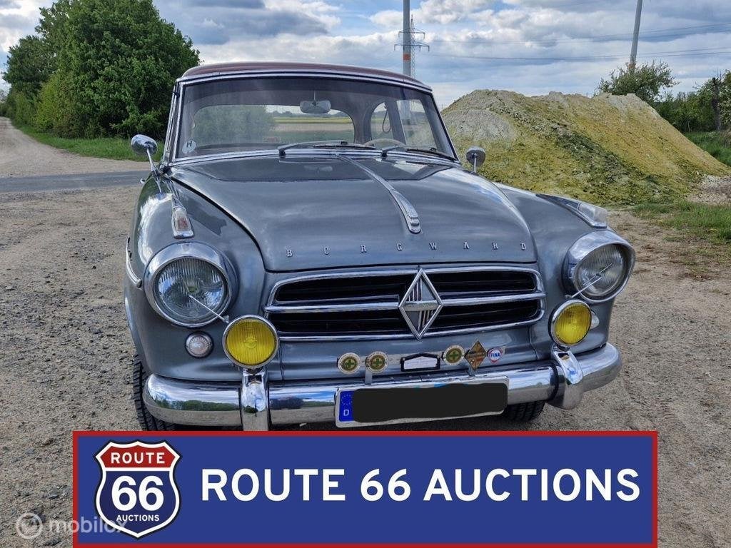 Borgward Isabella TS | 1960 | Route 66 Auctions, Auto's, Oldtimers, Overige merken, Zwart, Bedrijf, Handgeschakeld