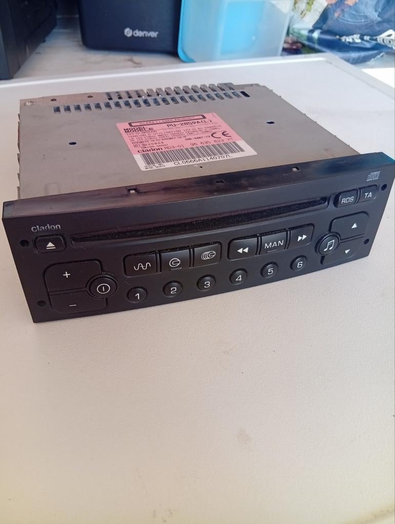originele radio peugeot 206+ (2010), Auto diversen, Autoradio's, Ophalen of Verzenden