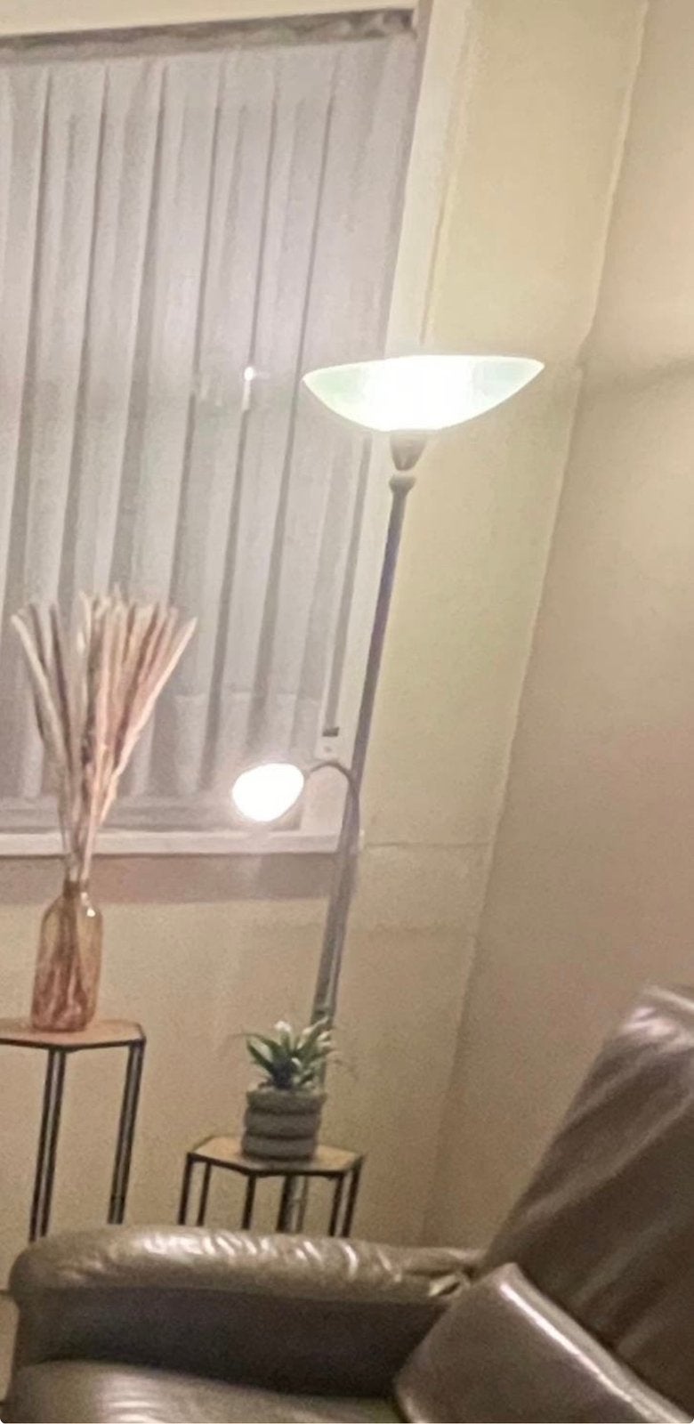 Staanlamp met extra leeslamp, Enlèvement, Comme neuf