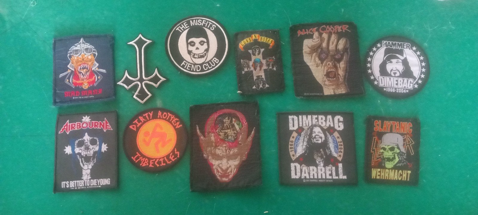 11 metal en punk patches, Ophalen of Verzenden