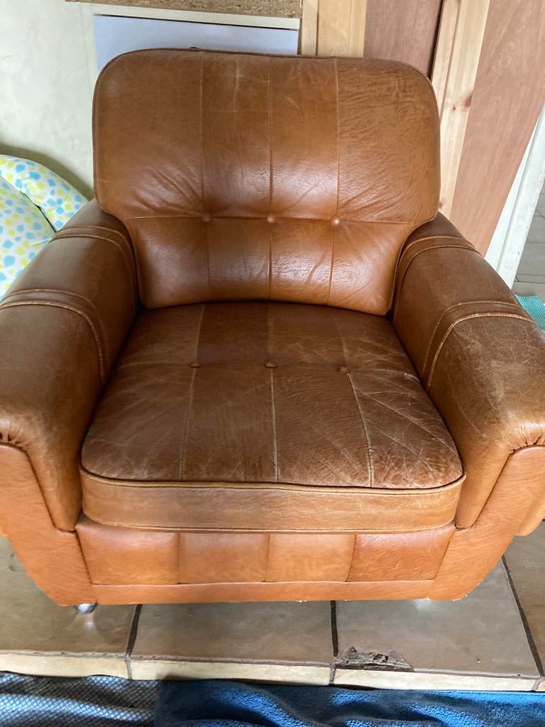 Zeteltje licht bruin, Ophalen, Gebruikt, Vintage, 75 tot 100 cm