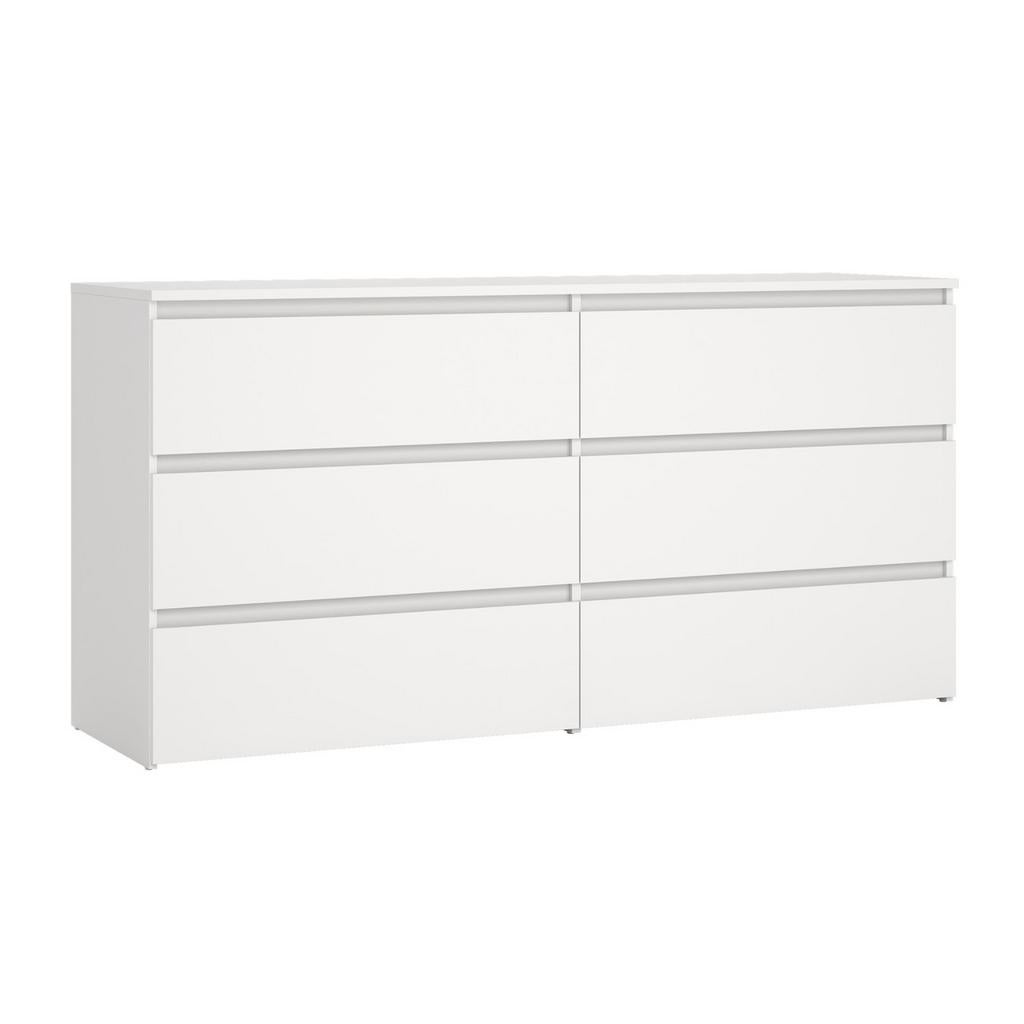 IKEA MALM commode – wit – 6 laden – 70x138x41 cm, Maison & Meubles, Armoires | Commodes, Enlèvement