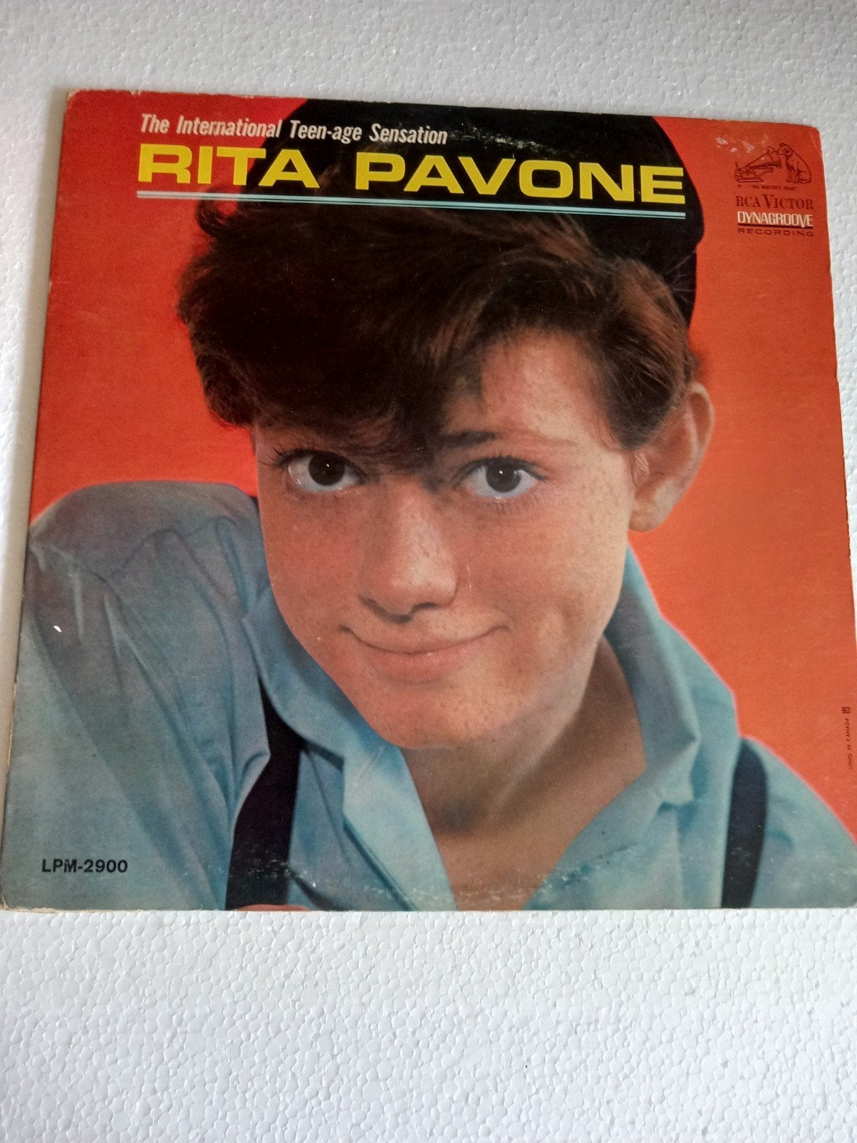 RITA PAVONE. I CAN'T HOLD BACK THE TEARS .60S CANADA LP, LP