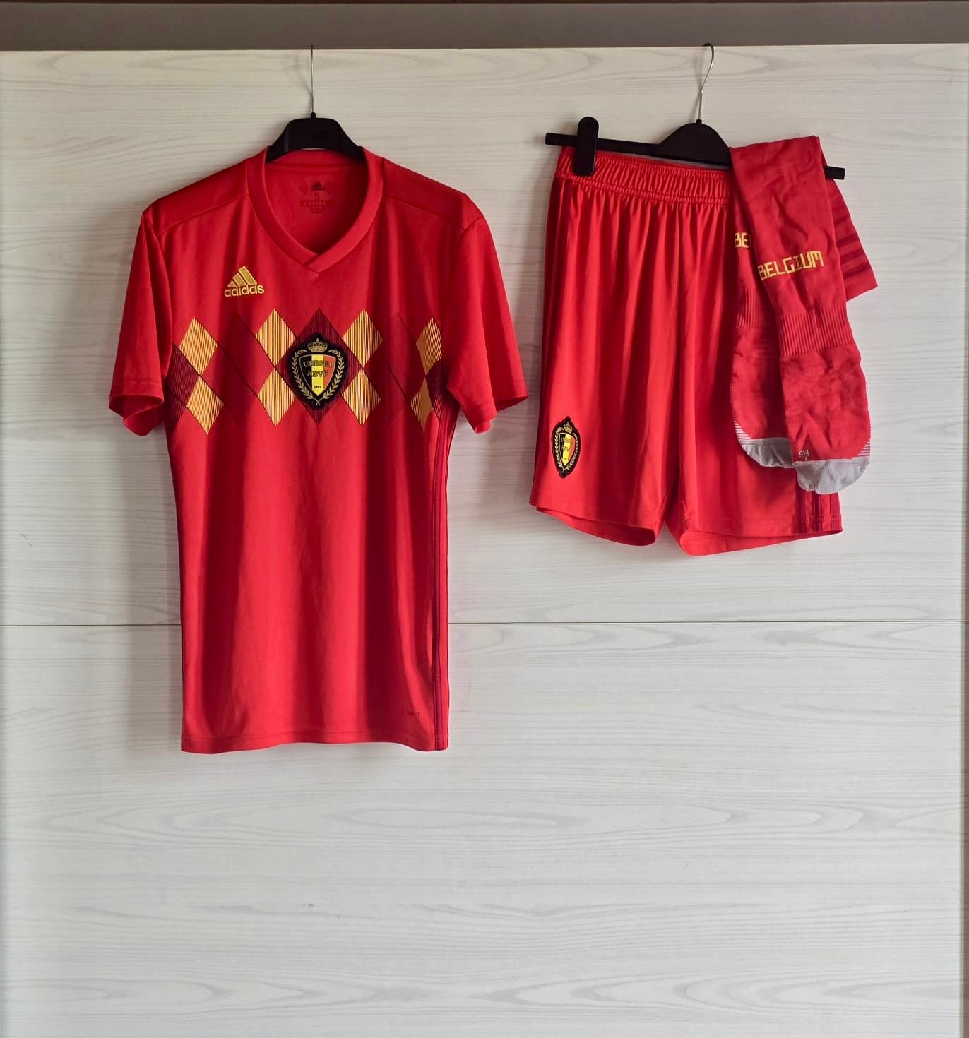 België wk 2018 shirt, short en kousen, Ophalen, Zo goed als nieuw, Shirt