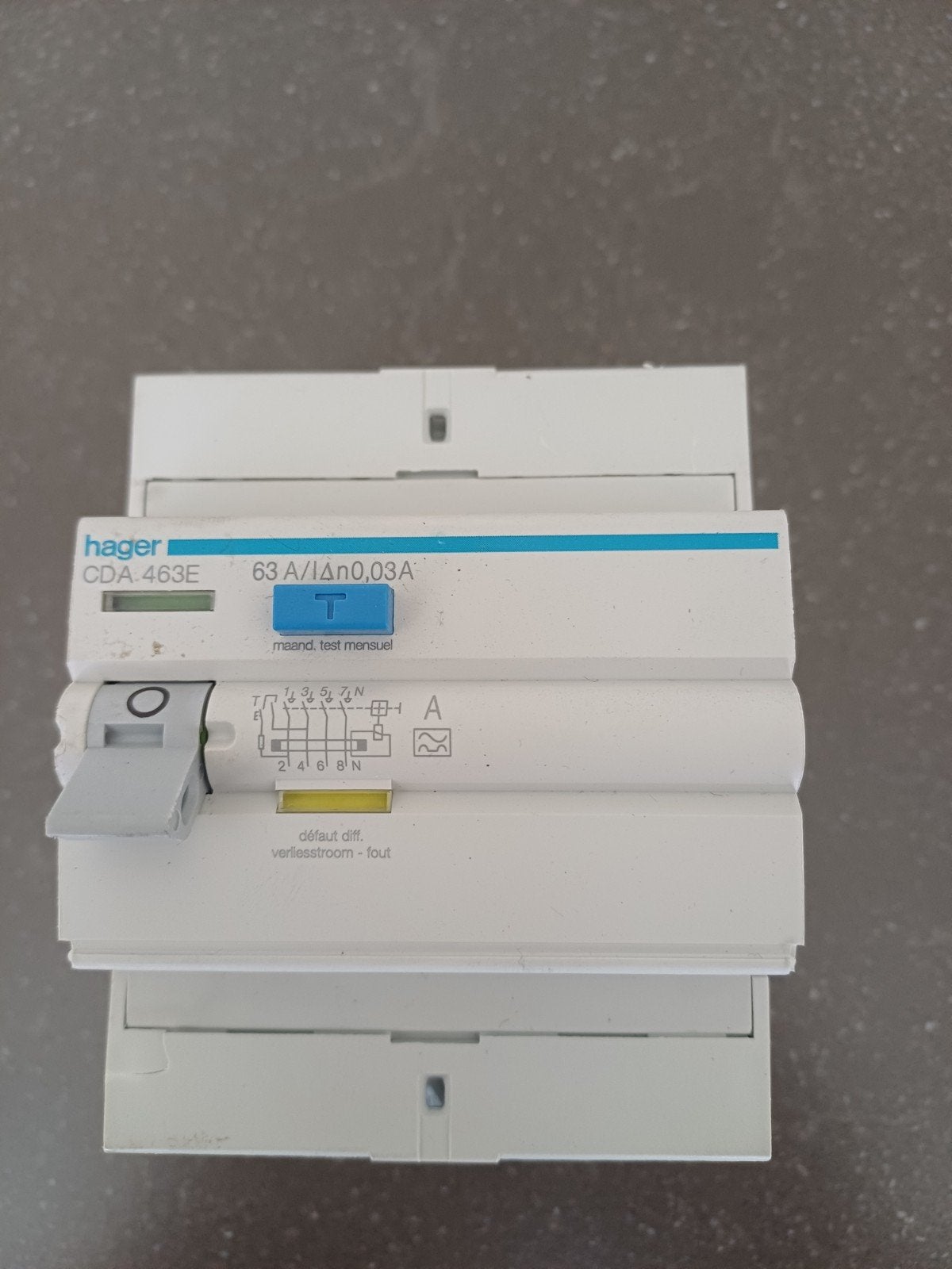Différentiel 63A 30mA type A 4 pôles, Enlèvement ou Envoi, Utilisé, Autres types