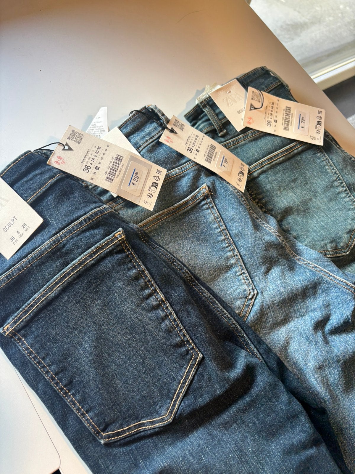 Skinny zara 36, Kleding | Dames, Ophalen, Zo goed als nieuw