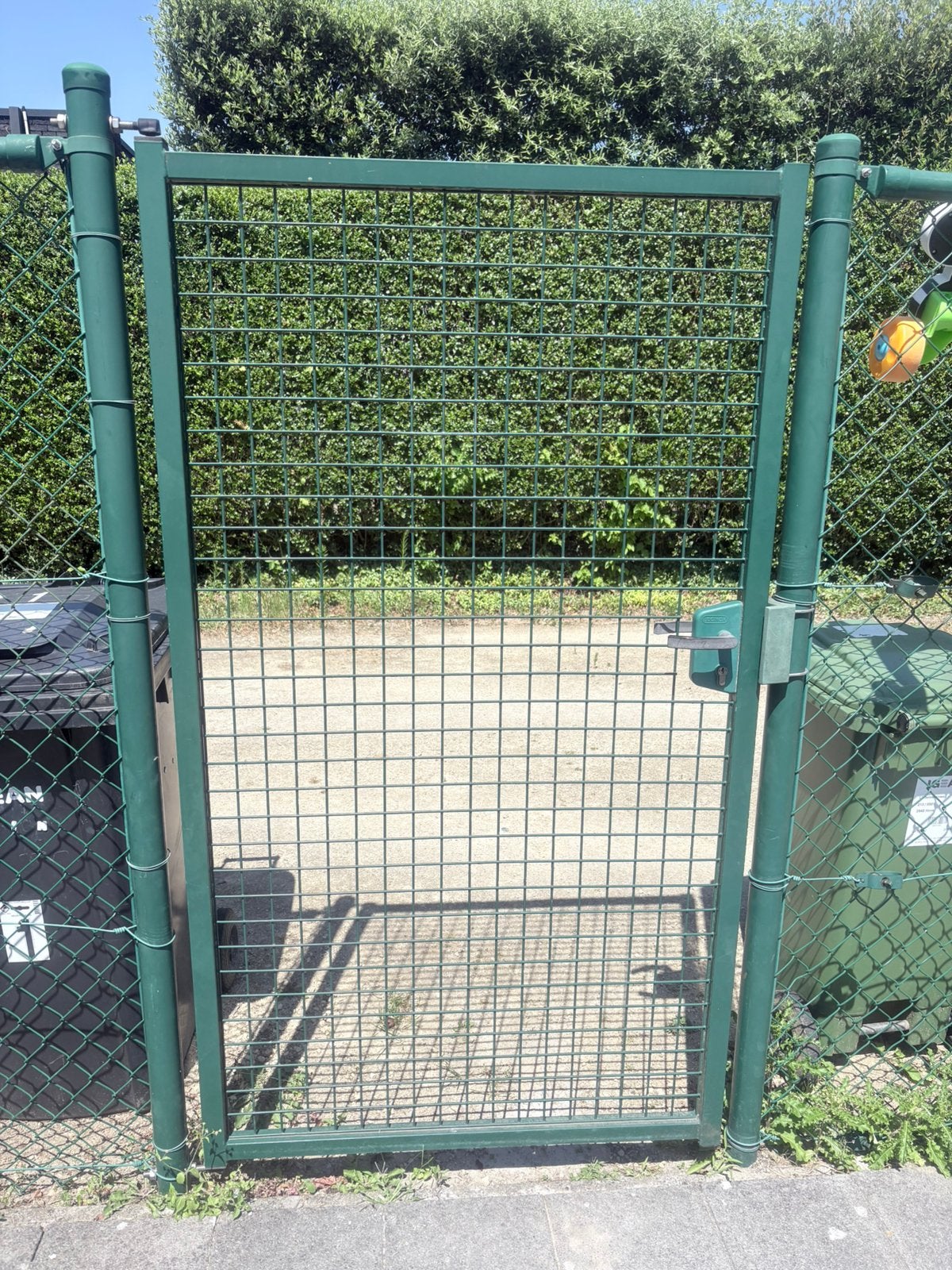 Gratis tuinhekken, Tuin en Terras, Ophalen, Met poort, Gebruikt, Gaashekwerk