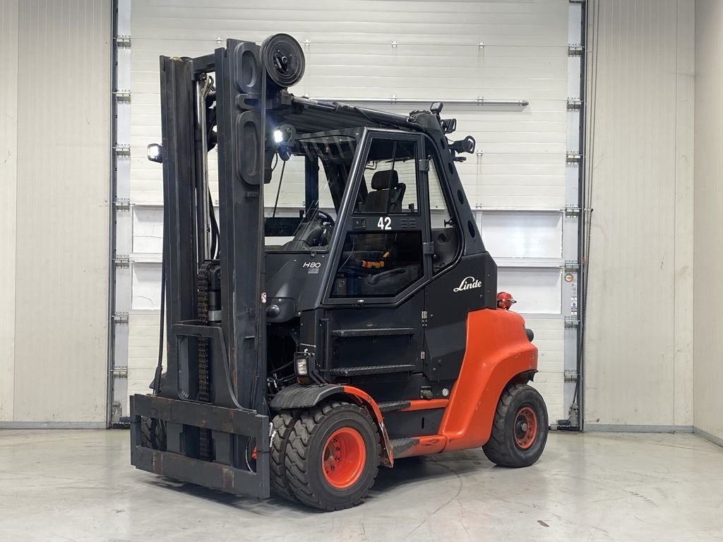 Linde H80D-02/900, Plus de 4 000 kg, Diesel, Chariot élévateur, LINDE