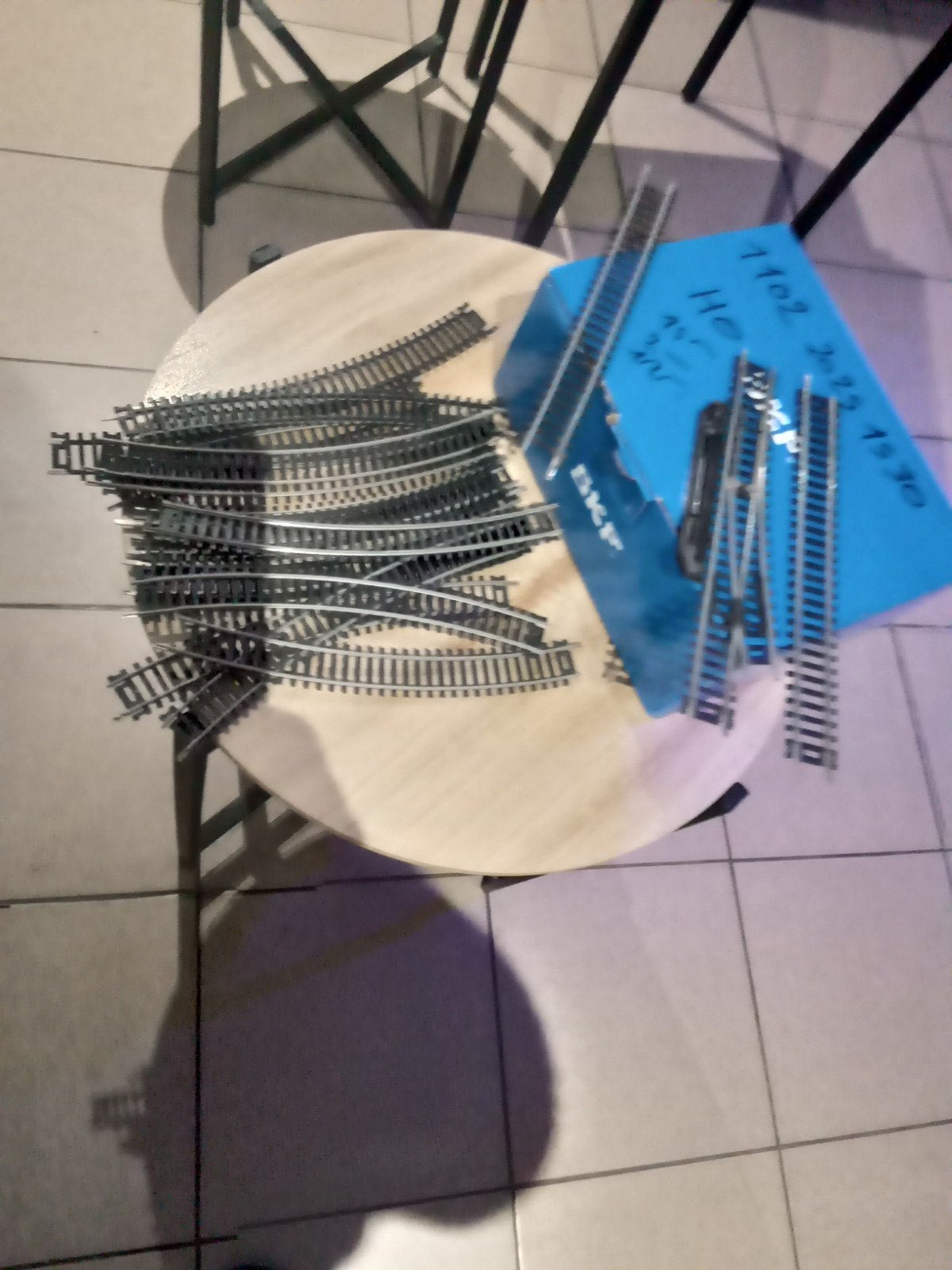 Antieke H0-rails mehano made in Slovenië –, Ophalen of Verzenden, Rails
