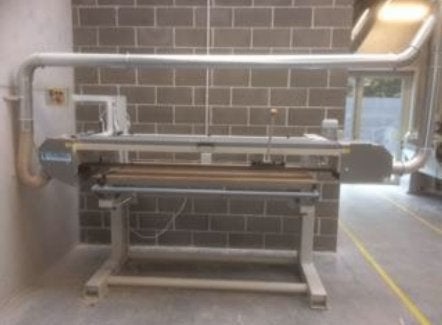Langbandschuurmachine, Ophalen, Gebruikt