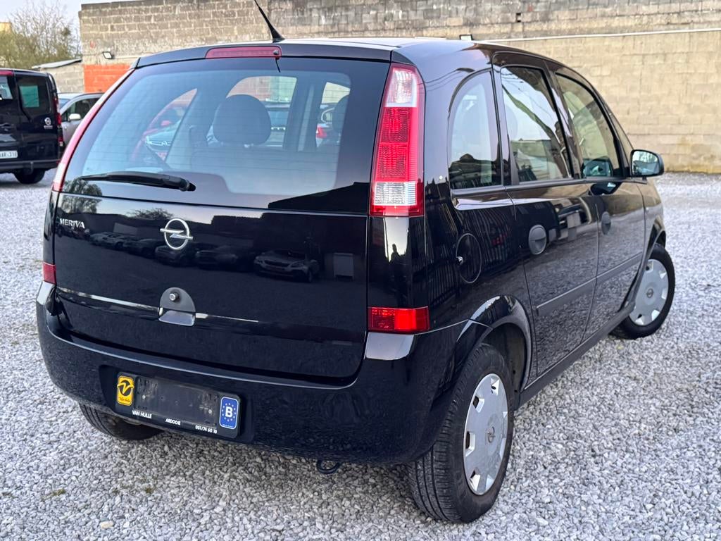 Opel meriva 1.6ess/airco/euro4/ klaar om te registreren!!, Voorwielaandrijving, Zwart, 4 cilinders, 1600 cc