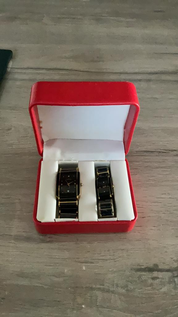 Set van 2 horloges van Raad Jubillé, 1 man en 1 vrouw, Handtassen en Accessoires, Manchetknopen, Ophalen of Verzenden, Gebruikt
