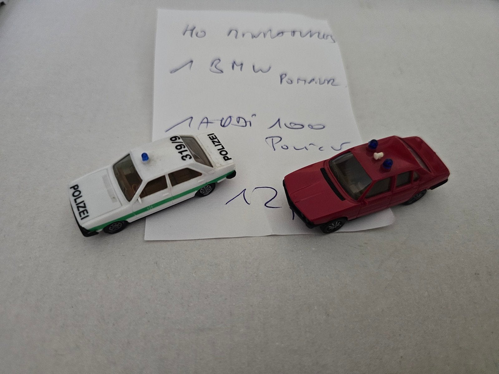 2 miniatures HO  BMW ., Enlèvement ou Envoi