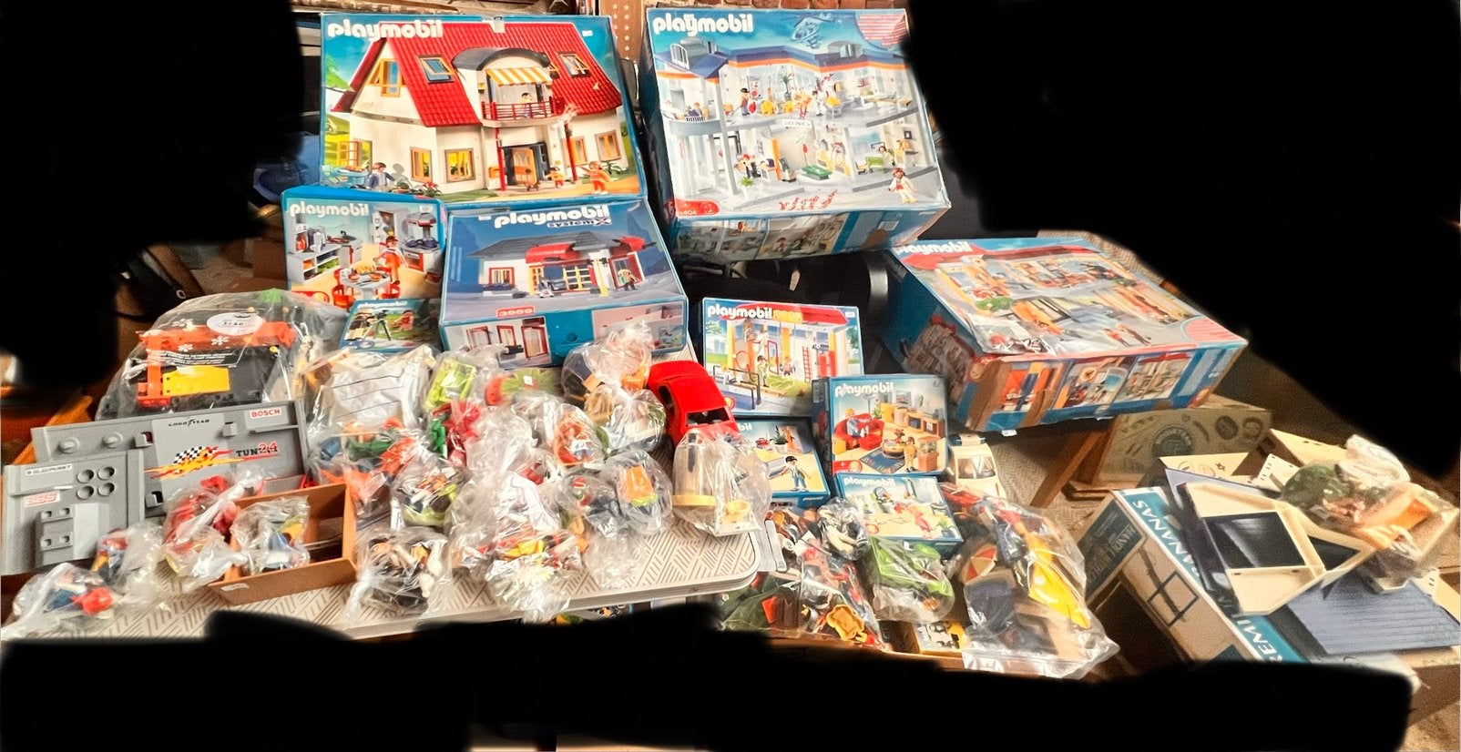 Gros lot playmobils, Enlèvement
