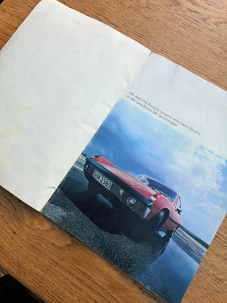 Porche 914 reclamebrochure, Boeken, Ophalen of Verzenden, Zo goed als nieuw