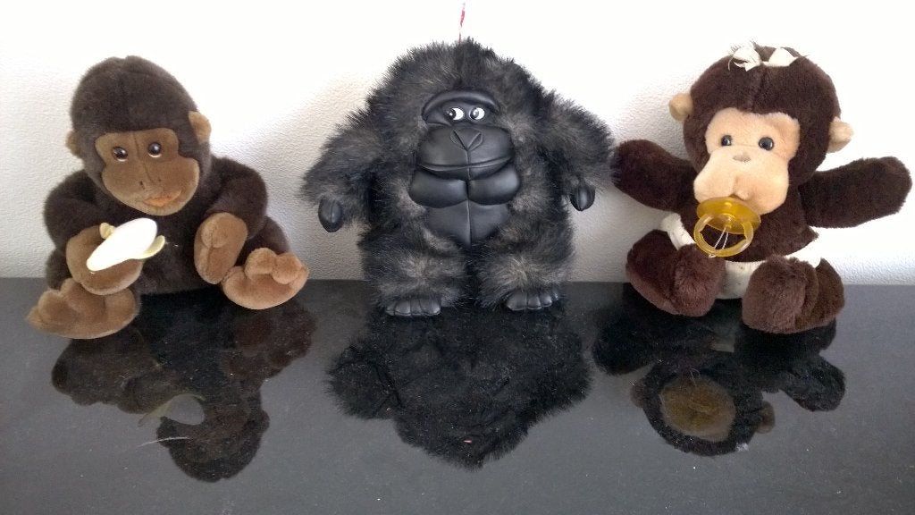 Knuffel apen, Enfants & Bébés, Jouets | Peluches, Enlèvement ou Envoi, Comme neuf, Singe