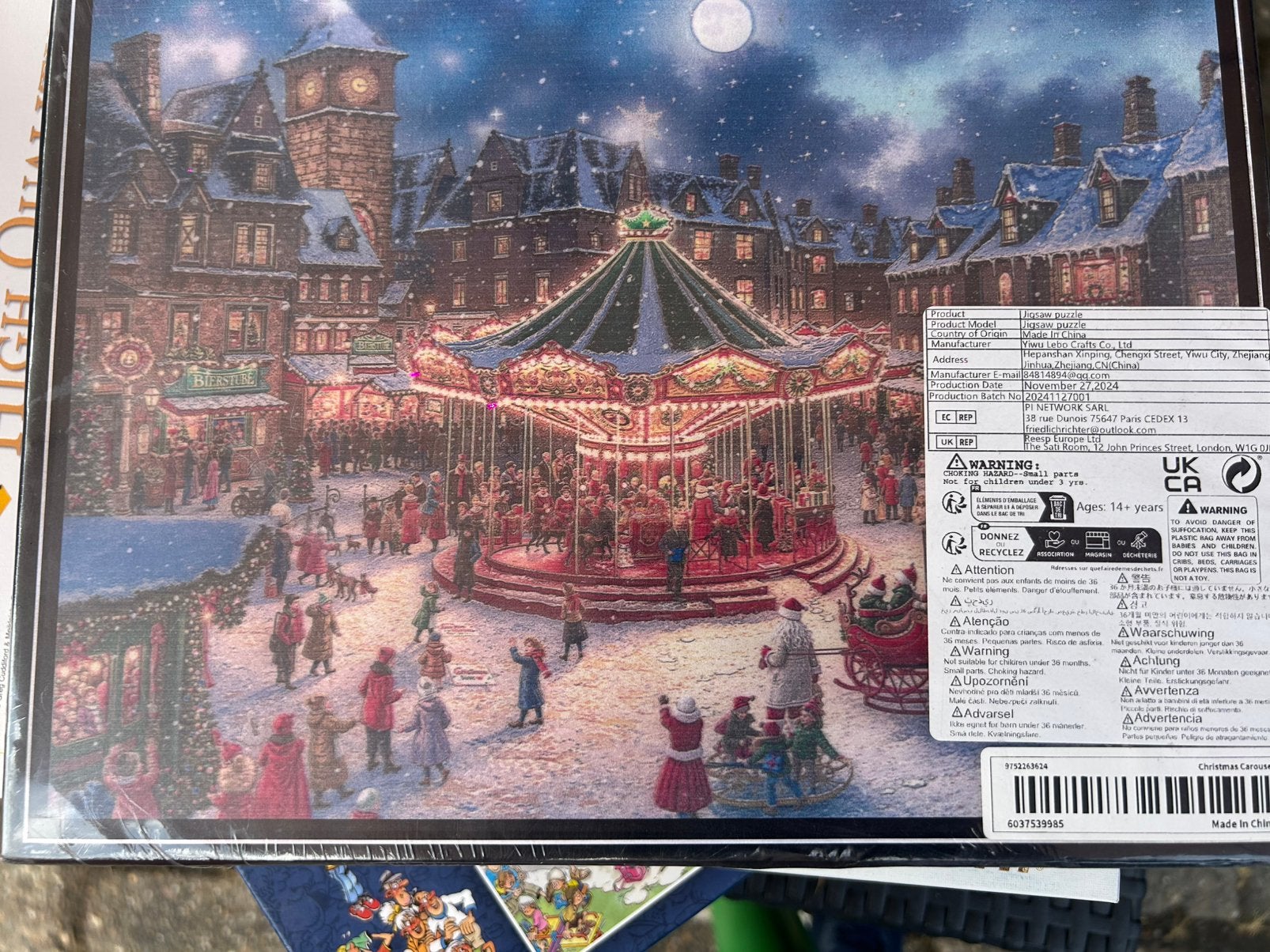 Kermis puzzel, Enlèvement, Neuf