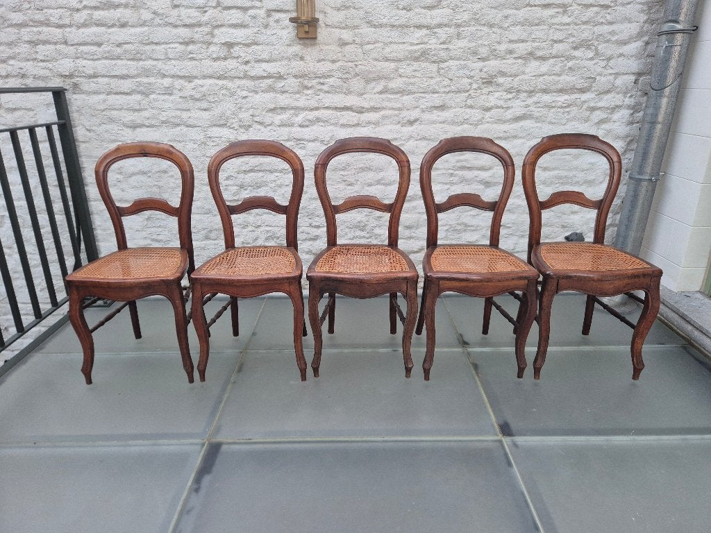Ensemble de 5 chaises Louis Philippe, Enlèvement