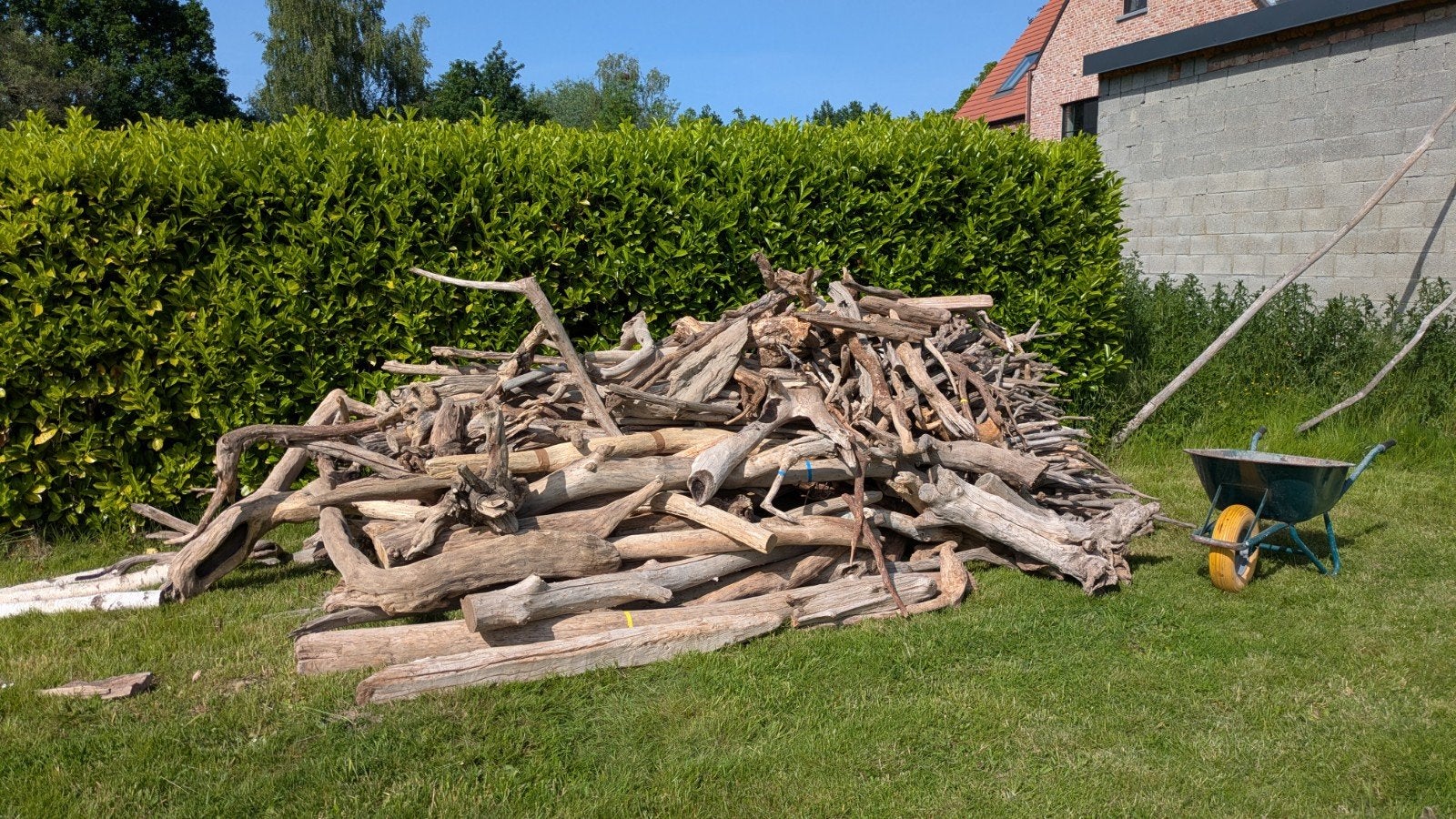 Bois de chauffage, Enlèvement