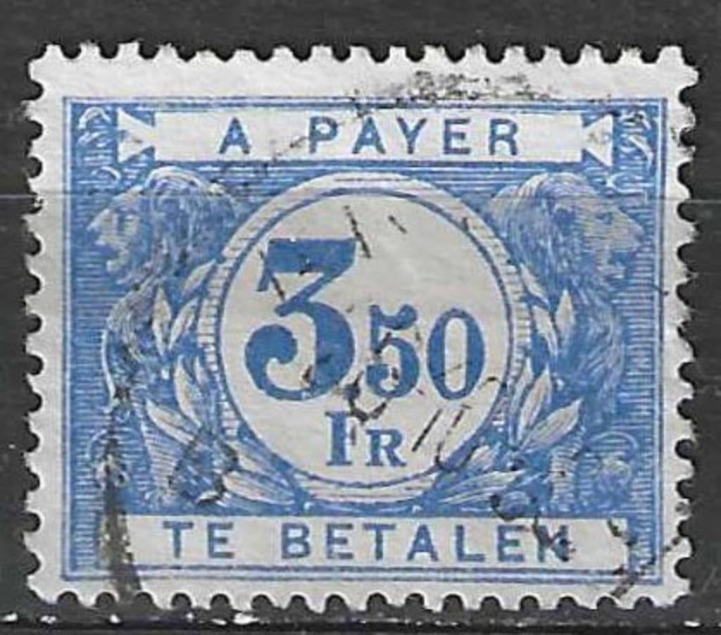 Belgie 1922 - OBP 48TX - Takszegel 3.50 F. (ST), Verzenden, Gestempeld, Gestempeld