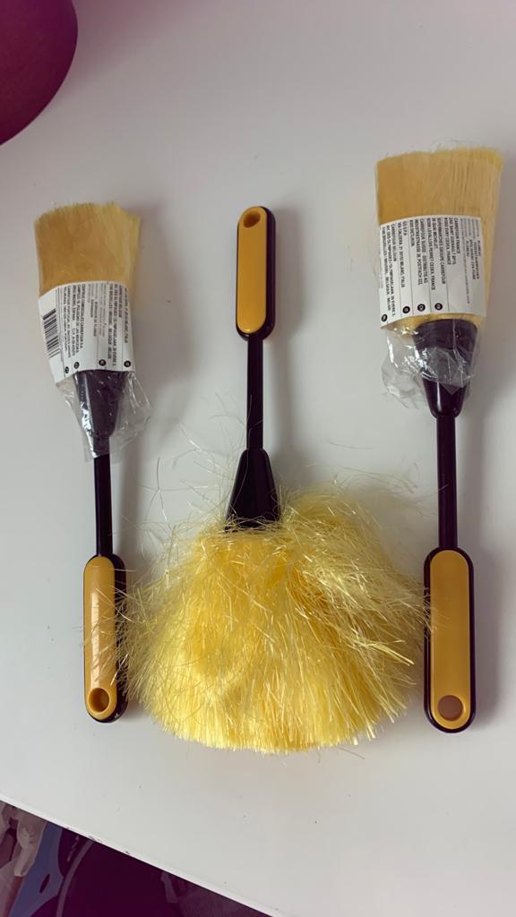 3 nieuwe plumeau’s, Ophalen, Nieuw