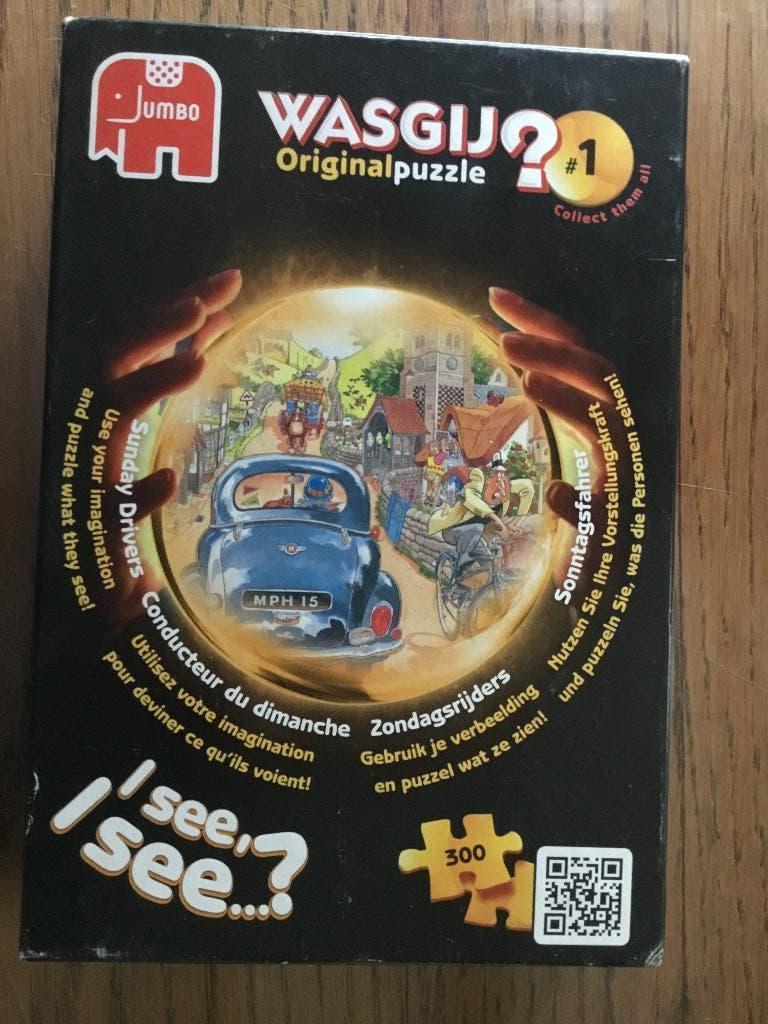 Puzzel Jumbo 300 stukjes Wasgij original 1, Ophalen of Verzenden, Minder dan 500 stukjes, Gebruikt, Legpuzzel
