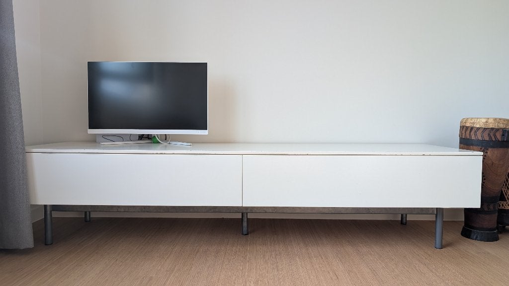 TV meubel met lades, Ophalen, Gebruikt, 150 tot 200 cm, Minder dan 100 cm