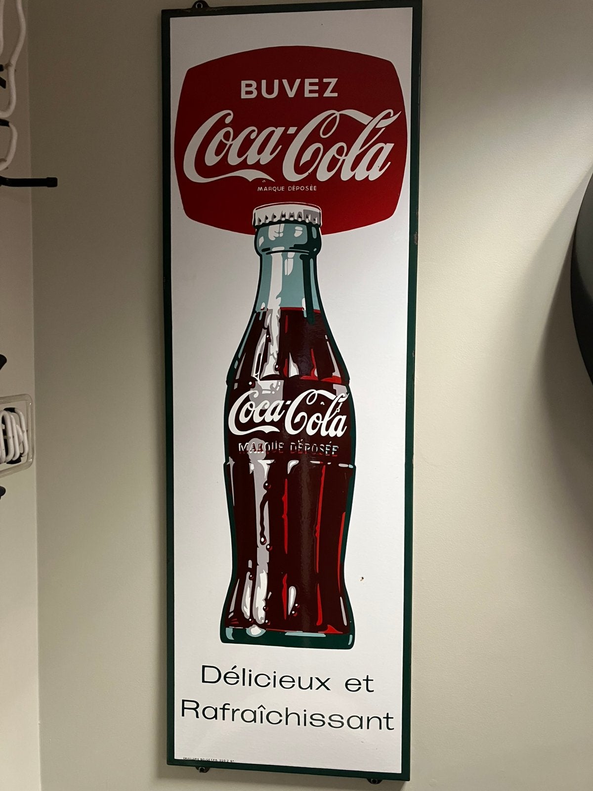 Coca cola emaille, Ophalen, Zo goed als nieuw