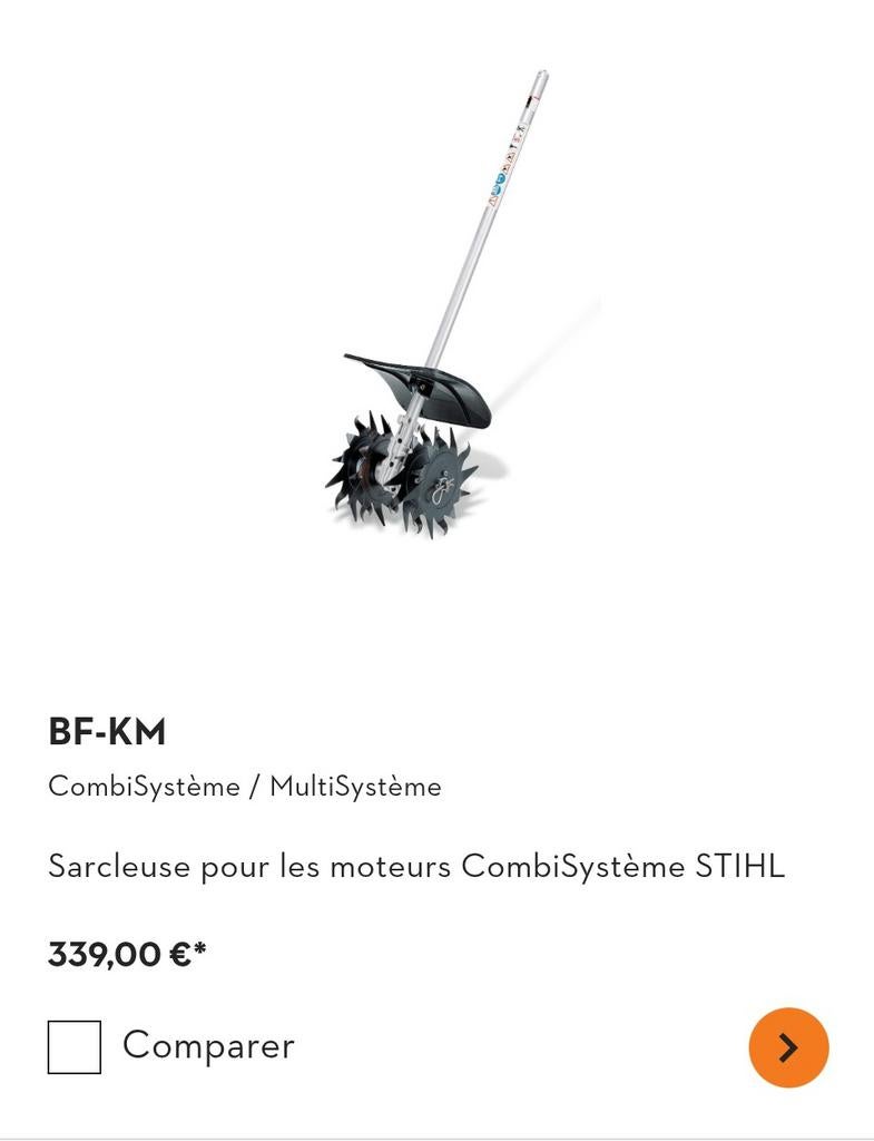 Sarcleuse pour combi sthil, Ophalen