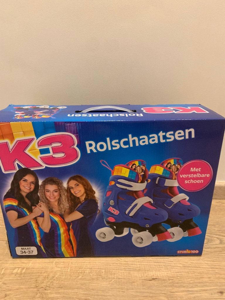 K3 rolschaatsen NIEUW 34-37, Ophalen, Verstelbaar, Nieuw