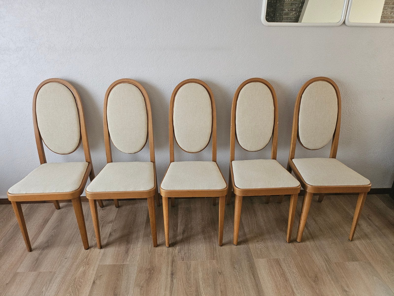 5 klassevolle Thonet stoelen, Maison & Meubles, Chaises, Enlèvement