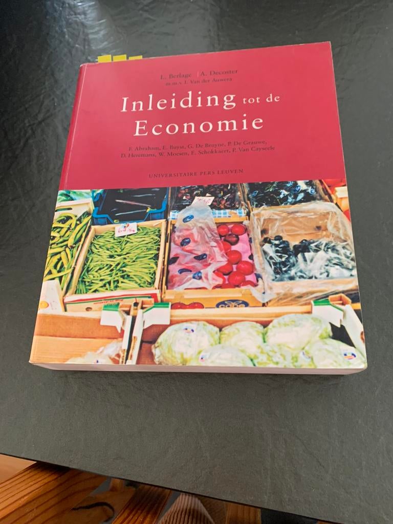 Inleiding tot de economie - boek, Enlèvement, Utilisé, Économie et Marketing