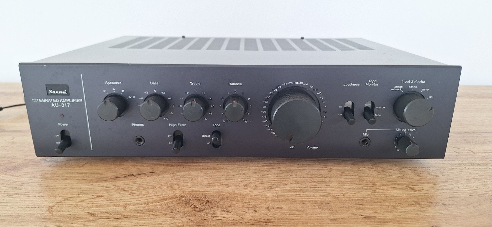 ampli integree stereo sansui au 317, TV, Hi-fi & Vidéo, Enlèvement ou Envoi, Utilisé, 60 à 120 watts