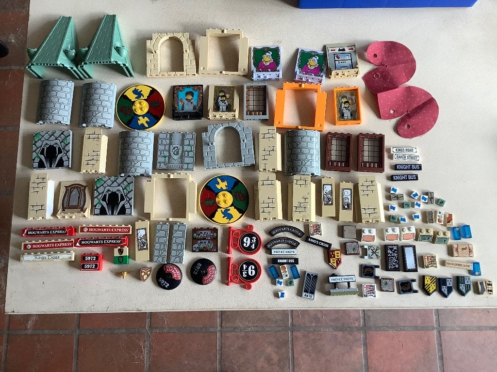 Lego lot Harry Potter onderdelen, Gebruikt, Lego, Harry Potter, Ophalen of Verzenden