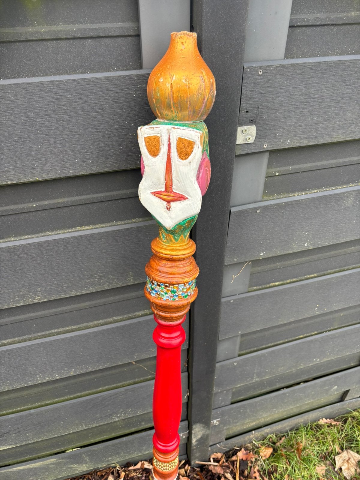 Houten carnavals scepter, Enlèvement, Utilisé, Accessoires