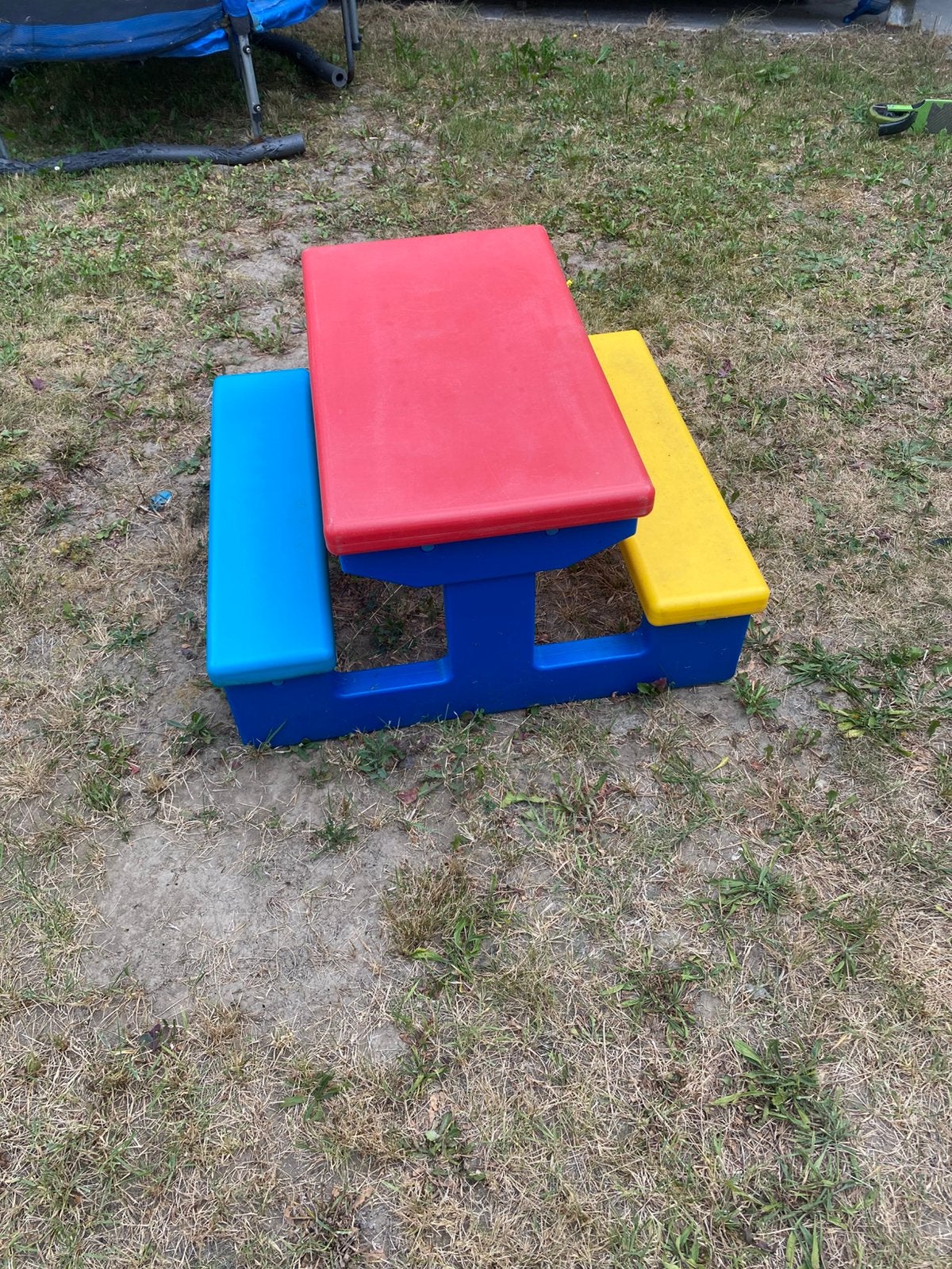 Picknicktafel kinderen, Tuin en Terras, Ophalen, Zo goed als nieuw