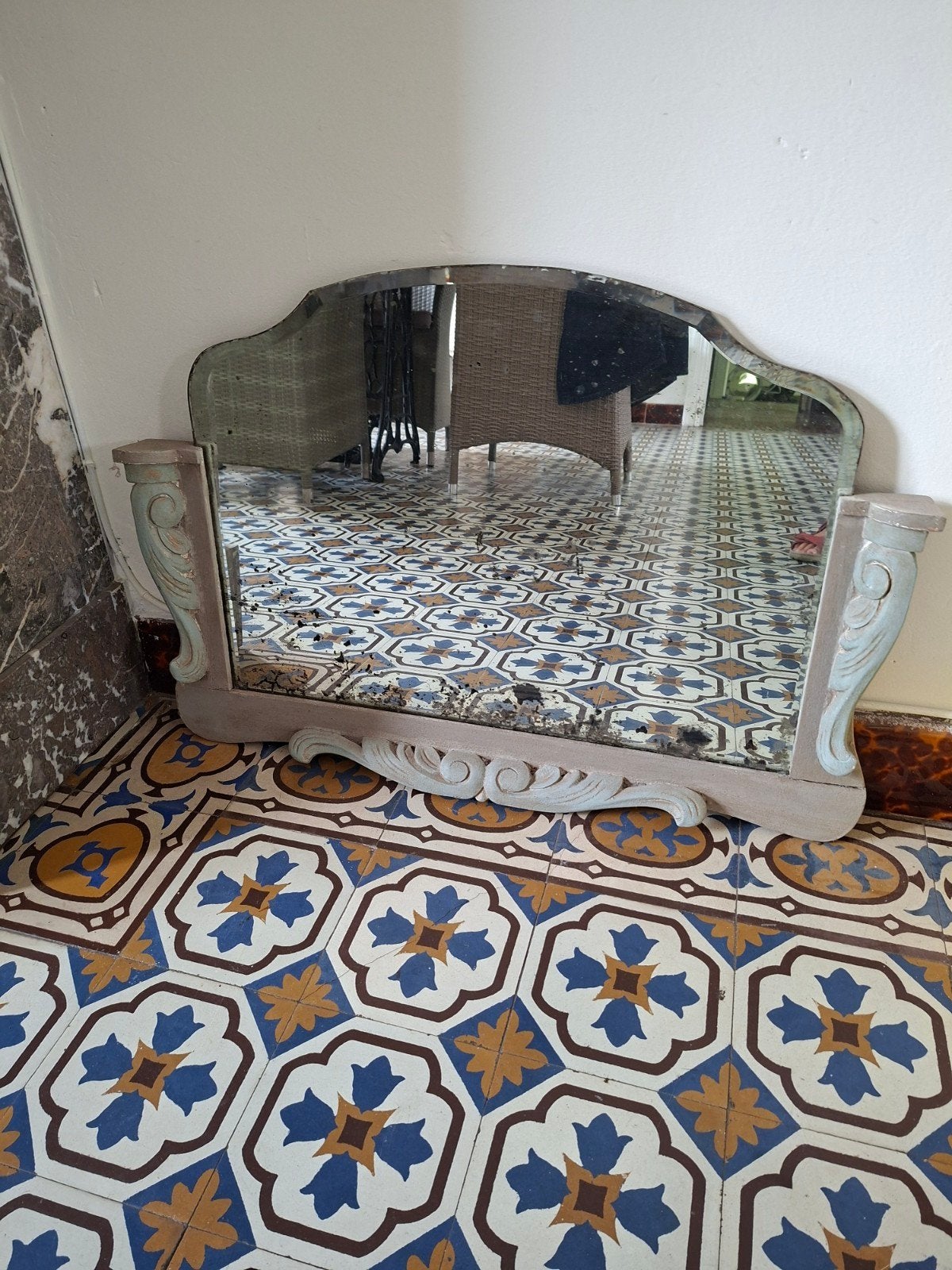miroir ancien, Ophalen