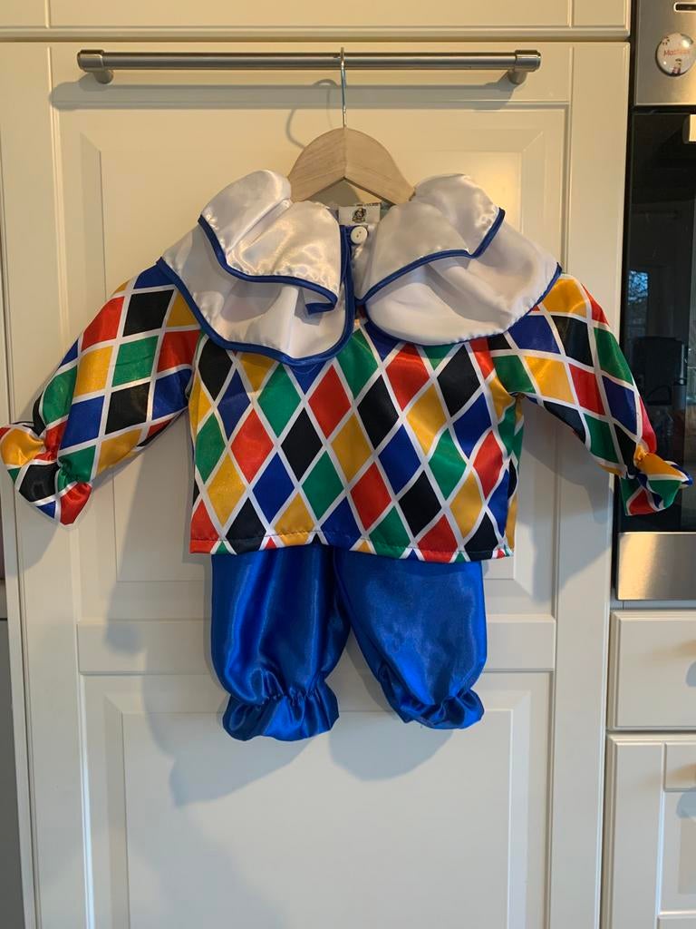 Clownspak kind, Ophalen, Zo goed als nieuw, 104 of kleiner, Jongen of Meisje