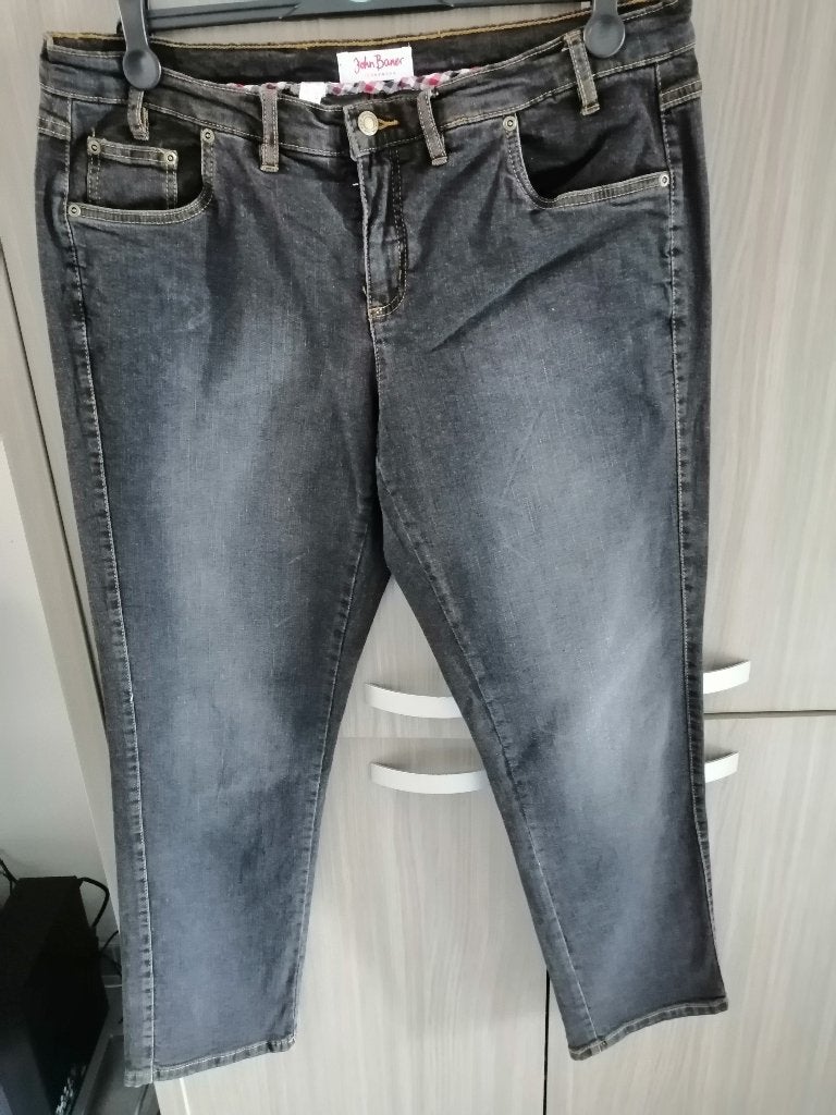zwarte jeans JOHN BANER mt 48 NIEUW, Kleding | Dames, John baner, Zwart, Nieuw, Ophalen of Verzenden